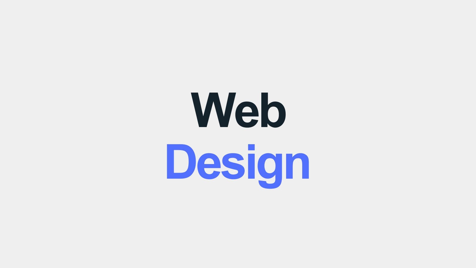 Web Design